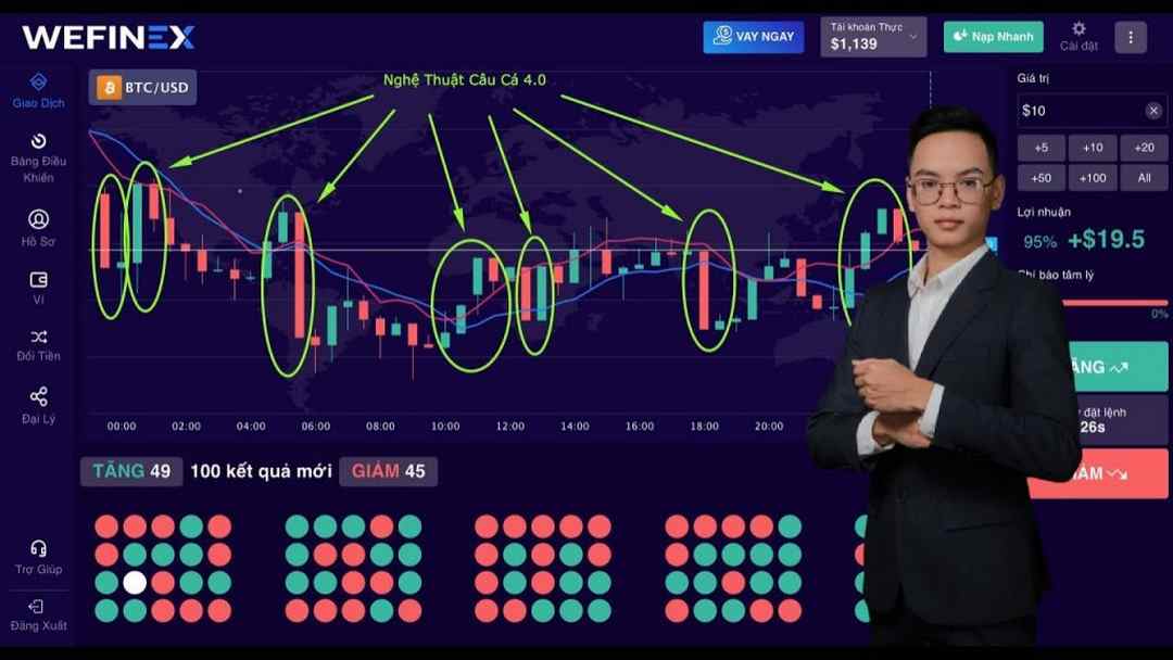 Đơn vị phát hành không đầu tư quá nhiều về giao diện của WeFinex 